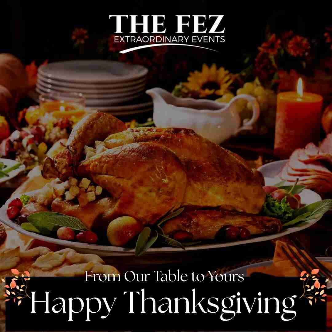 Table set for Thanksgiving Dinner