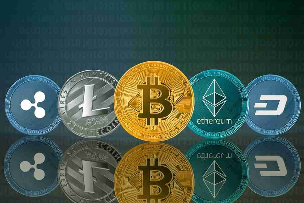 Crypto currency graphic