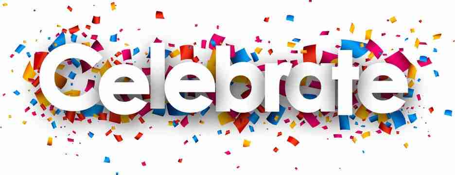 celebrate confetti graphic