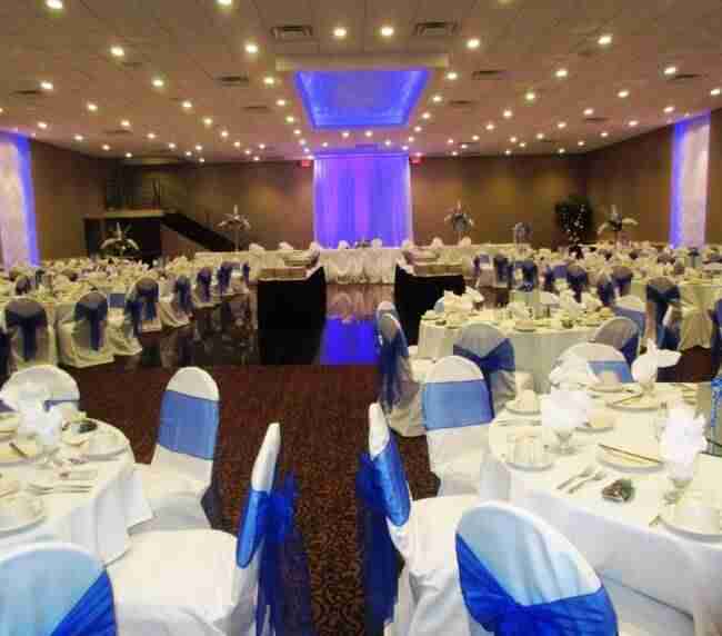 Balconade Room blue led lightng