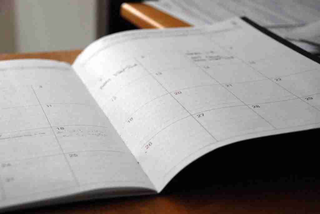 calendar of events