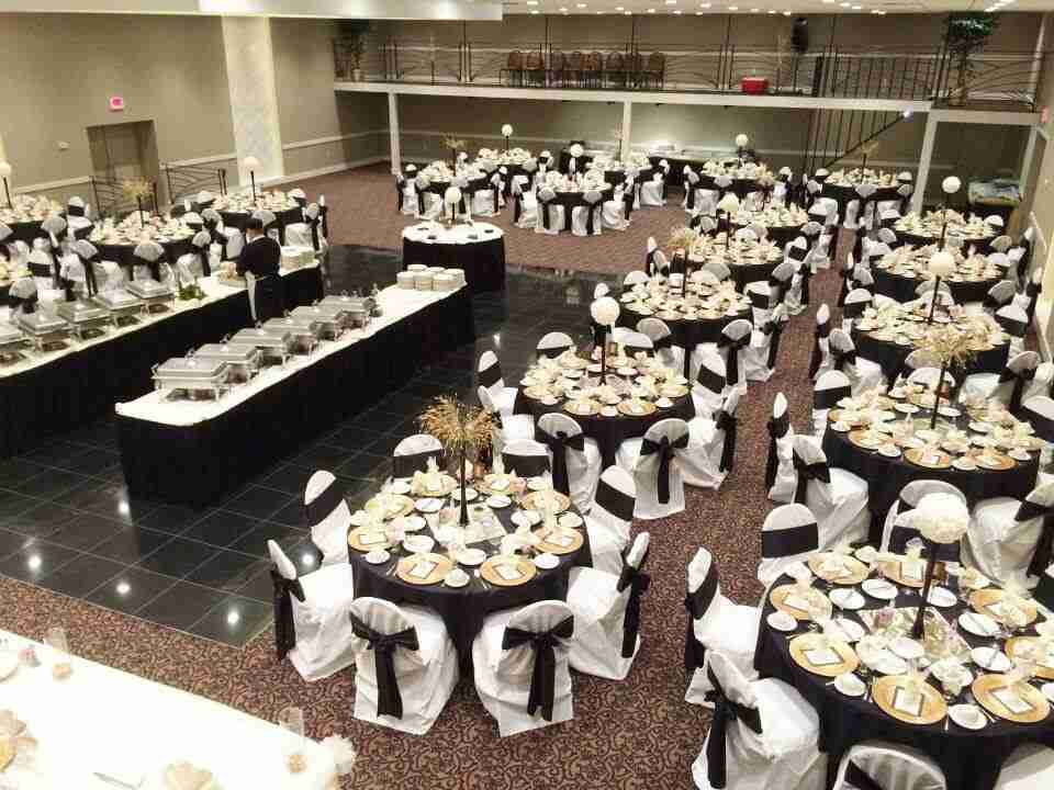 Balconade Room setup for fundraiser
