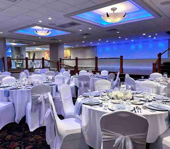 Terrace Room Blue LED Lighting