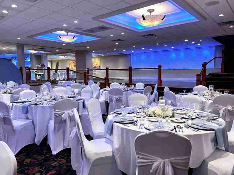 Terrace Room Blue LED Lighting