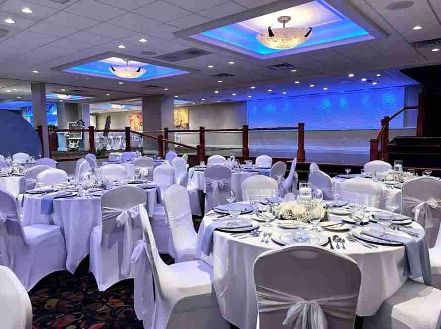 Terrace Room Blue LED Lighting