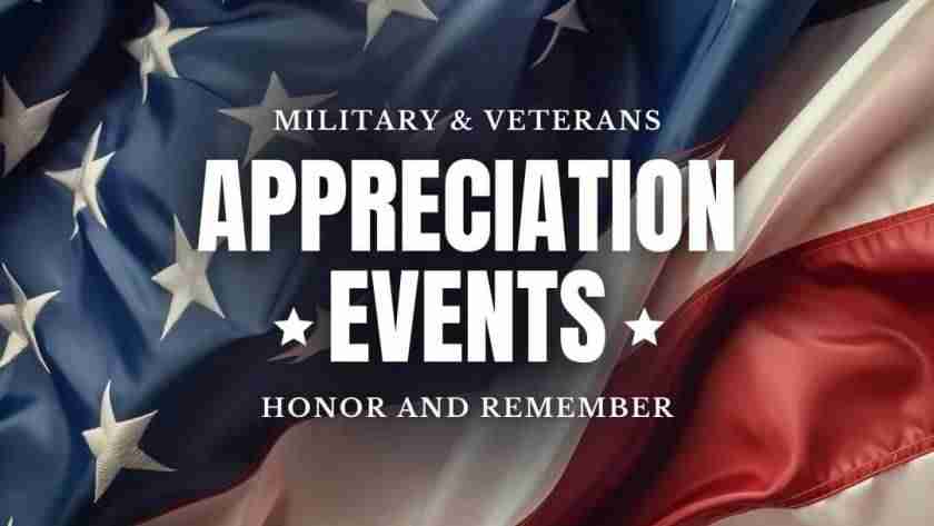 military and veteran appreciation events