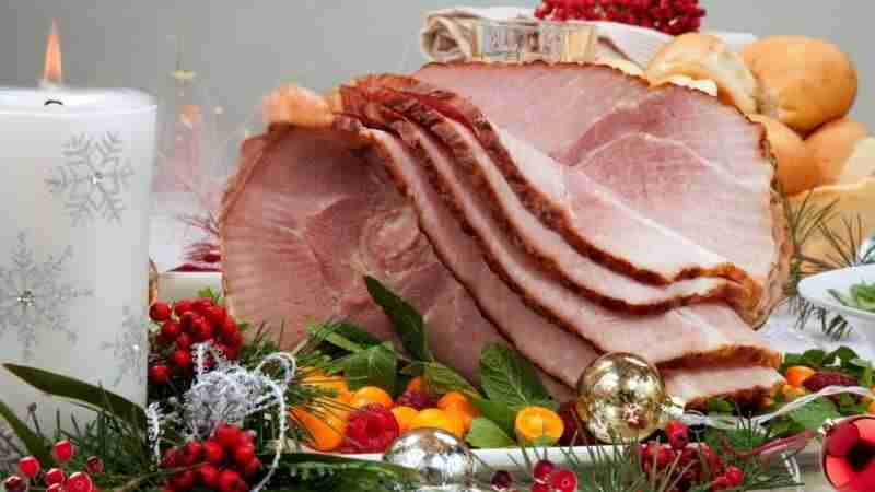 christmas dinner to-go bone in ham dinner