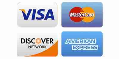 Event deposits credit cards accepted