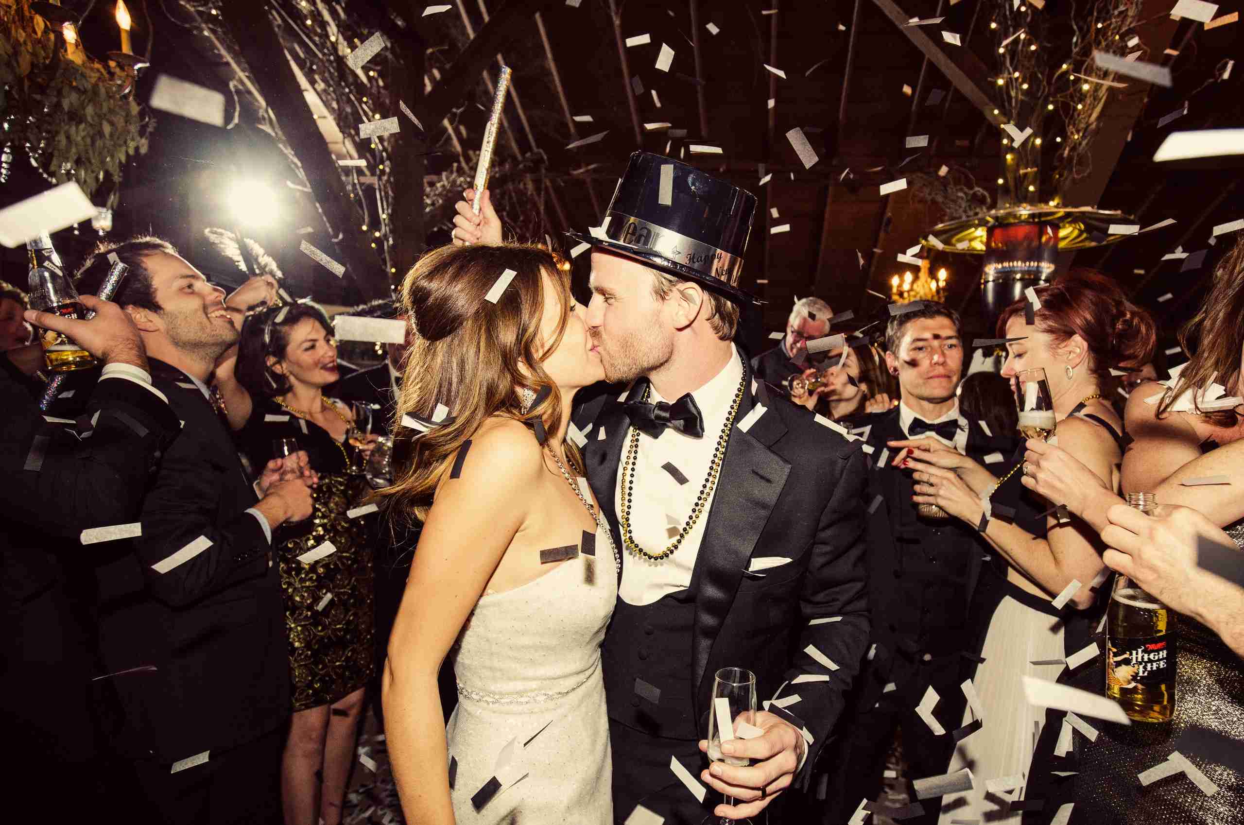 New Years Eve wedding receptions