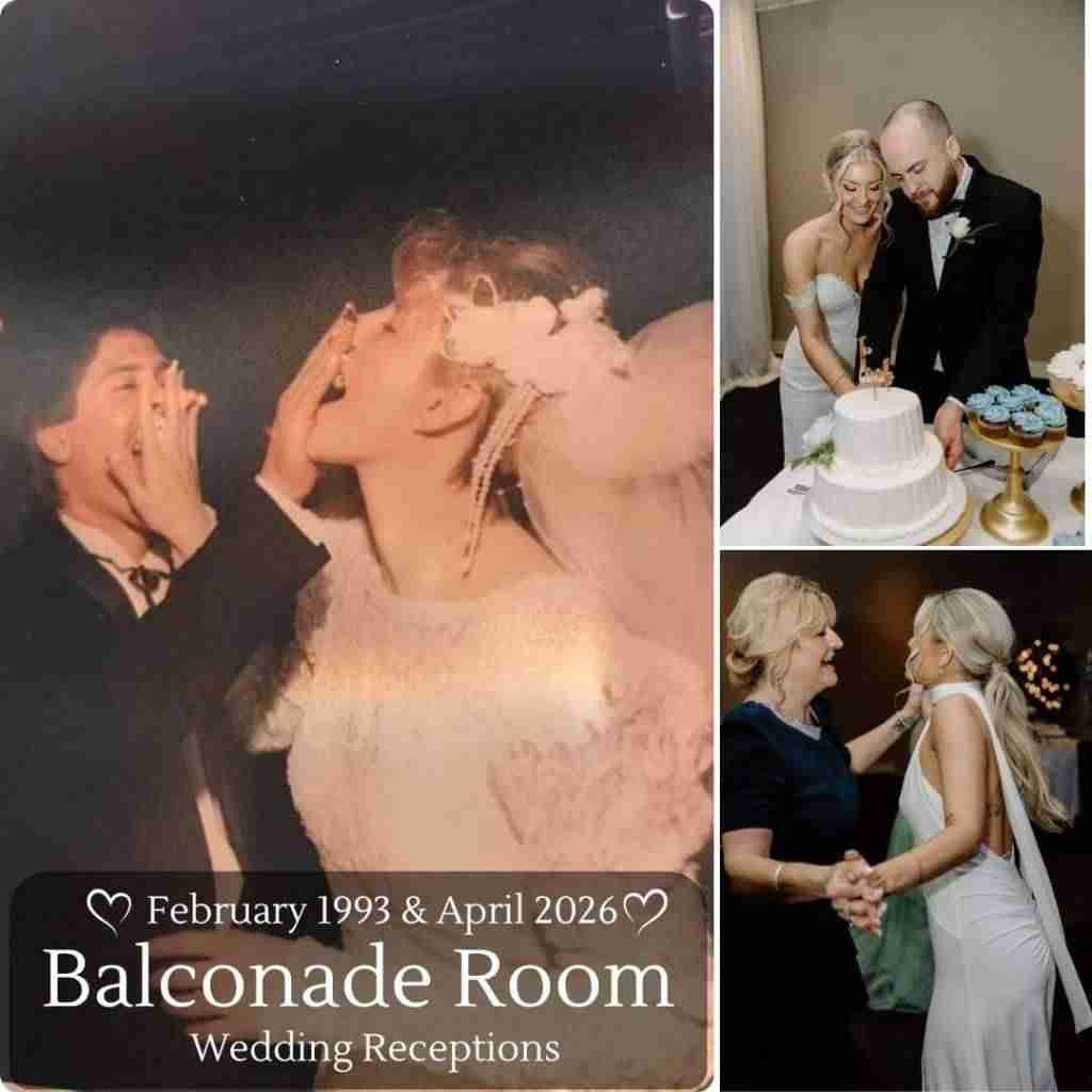 family wedding reception tradition in Balconade Room