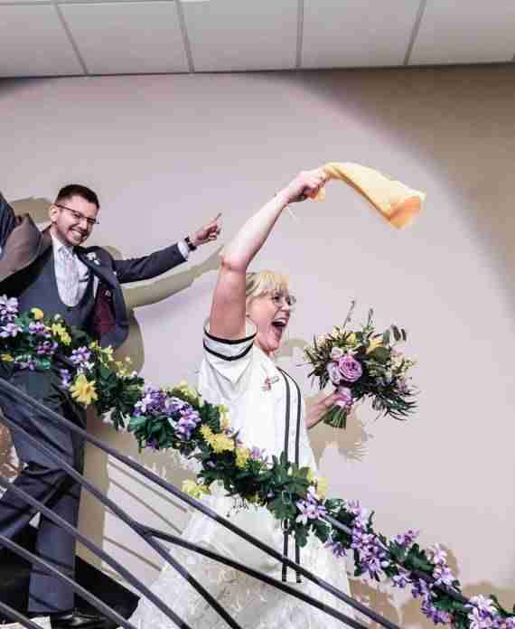 bridal staircase terrible towel entrance
