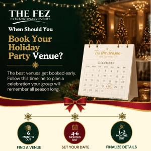 holiday party venue planning timeline
