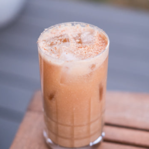White Russian topped with nutmeg