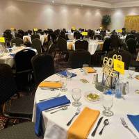50 year high school reunion tabletop decor