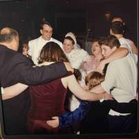Guests Celebrate at Wedding Reception in the Grand Ballroom at Wedding in November 1999
