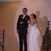 Bride and Groom bridal staircase presentation in Grand Ballroom
